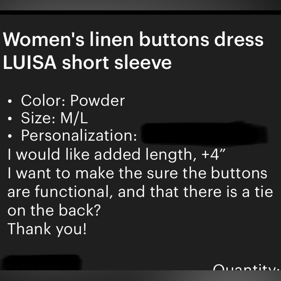 Simply Gray Linen Dress - Picture 9 of 9